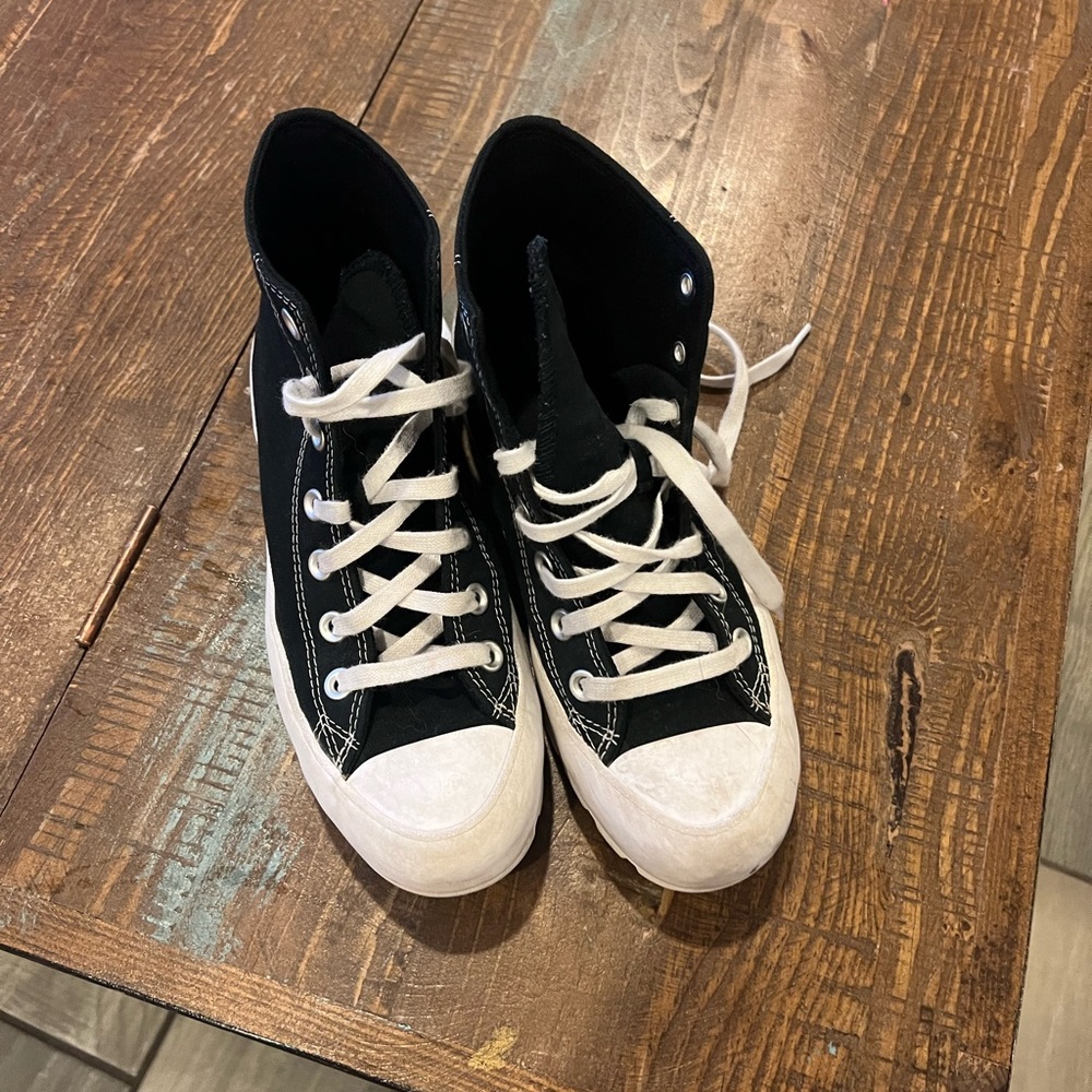 Converse hi tops lugged sole